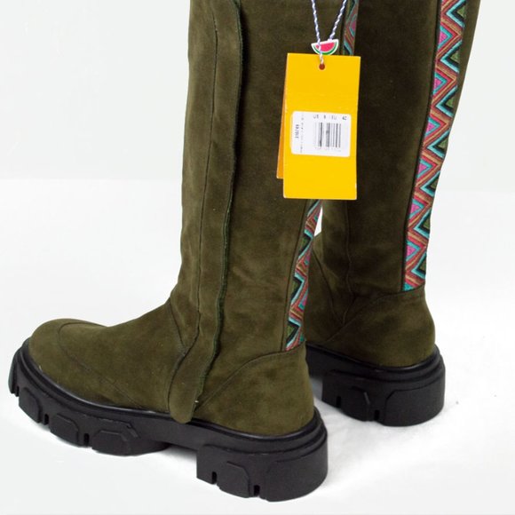 FARM Rio Knee High Lug Sole Boot - Picture 11 of 16